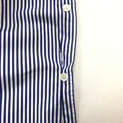 【中古品】【メンズ】 PLAY COMME DES GARCONS プレイコムデギャルソン STRIPE SHIRT WITH BLACK EMBLEM AZ-B008 ストライプシャツ ブラックエンブレム トップス 140-260810-ss-02-tei サイズ：L ※ボタン横破れ有 カラー：ストライプ 万代Net店