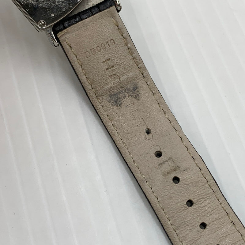 【現状渡し品】【メンズ】 HAMILTON ハミルトン VENTURA H244112 ベンチュラ クオーツウォッチ 腕時計 レザーベルト 197-260812-ko-12-tei カラー：ブラック 万代Net店