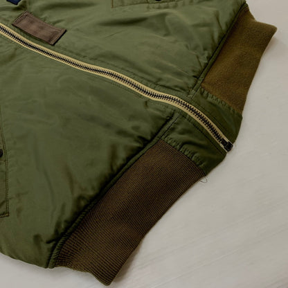 【中古品】【メンズ】 TED MAN テッドマン FLIGHT JACKET MA-1 2067262 フライトジャケット アウター 145-260810-ss-05-tei サイズ：44 カラー：カーキ 万代Net店