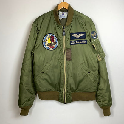 【中古品】【メンズ】 TED MAN テッドマン FLIGHT JACKET MA-1 2067262 フライトジャケット アウター 145-260810-ss-05-tei サイズ：44 カラー：カーキ 万代Net店