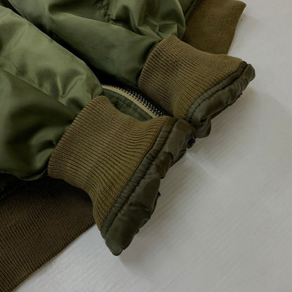 【中古品】【メンズ】 TED MAN テッドマン FLIGHT JACKET MA-1 2067262 フライトジャケット アウター 145-260810-ss-05-tei サイズ：44 カラー：カーキ 万代Net店