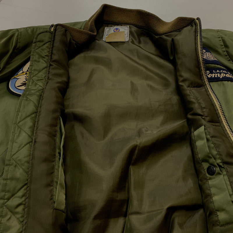 【中古品】【メンズ】 TED MAN テッドマン FLIGHT JACKET MA-1 2067262 フライトジャケット アウター 145-260810-ss-05-tei サイズ：44 カラー：カーキ 万代Net店