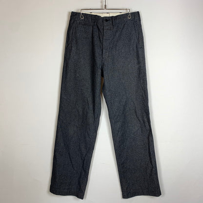 【中古品】【メンズ】 Cushman クッシュマン BLACK CHAMBRAY TROUSERS PANTS 22686 ブラックシャンブレー トラウザーズ パンツ ボトムス 156-260810-ss-07-tei サイズ：34×34 カラー：グレー 万代Net店