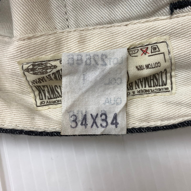 【中古品】【メンズ】 Cushman クッシュマン BLACK CHAMBRAY TROUSERS PANTS 22686 ブラックシャンブレー トラウザーズ パンツ ボトムス 156-260810-ss-07-tei サイズ：34×34 カラー：グレー 万代Net店