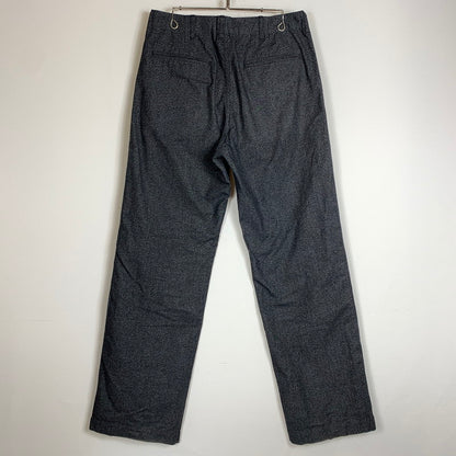 【中古品】【メンズ】 Cushman クッシュマン BLACK CHAMBRAY TROUSERS PANTS 22686 ブラックシャンブレー トラウザーズ パンツ ボトムス 156-260810-ss-07-tei サイズ：34×34 カラー：グレー 万代Net店