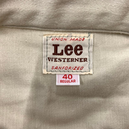 【中古品】【メンズ】 Lee リー ARCHIVES WESTERNER JACKET LM6016 アーカイブス ウエスターナー ジャケット アウター 145-260810-ss-03-tei サイズ：40 カラー：ホワイト 万代Net店