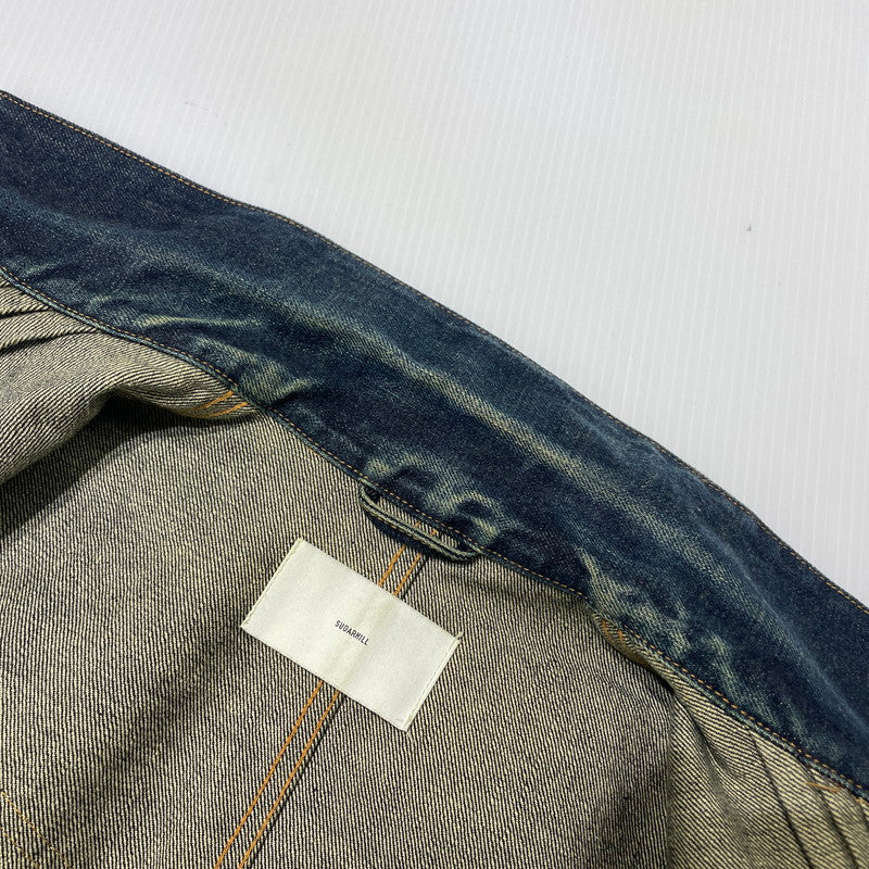 【中古品】【メンズ】 SUGARWILL シュガーヒル CLASSIC DENIM JACKET CLASS01 クラシック デニムジャケット ライトアウター 140-260806-yo-12-tei サイズ：3 カラー：インディゴ 万代Net店
