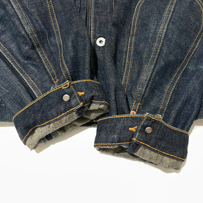 【中古品】【メンズ】 SUGARWILL シュガーヒル CLASSIC DENIM JACKET CLASS01 クラシック デニムジャケット ライトアウター 140-260806-yo-12-tei サイズ：3 カラー：インディゴ 万代Net店