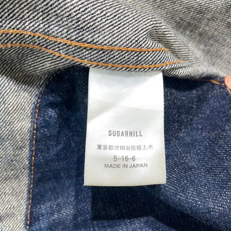 【中古品】【メンズ】 SUGARWILL シュガーヒル CLASSIC DENIM JACKET CLASS01 クラシック デニムジャケット ライトアウター 140-260806-yo-12-tei サイズ：3 カラー：インディゴ 万代Net店
