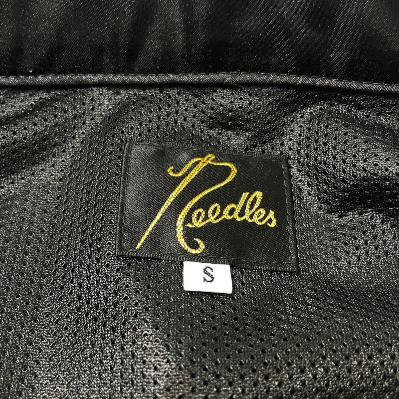 【中古品】【メンズ】 NEEDLES ニードルス STADIUM JACKET - POLY SATEEN SX216 スタジアム ジャケット ポリサテン ライトアウター 140-260806-yo-10-tei サイズ：S カラー：ブラック/パープル 万代Net店