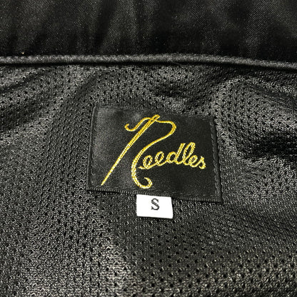 【中古品】【メンズ】 NEEDLES ニードルス STADIUM JACKET - POLY SATEEN SX216 スタジアム ジャケット ポリサテン ライトアウター 140-260806-yo-10-tei サイズ：S カラー：ブラック/パープル 万代Net店