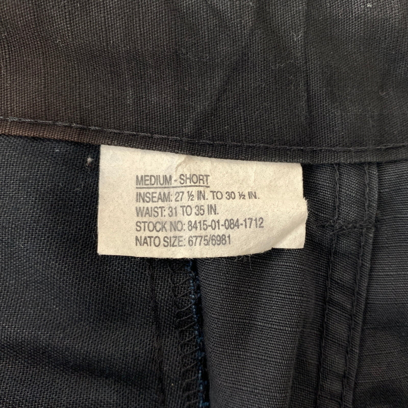 【中古品】【メンズ】 US.ARMY ユーエスアーミー BDU PANTS 8415-01-084-1712 バトルドレスユニフォームパンツ ボトムス カーゴパンツ ミリタリー 156-260809-ko-30-tei サイズ：M-S カラー：ブラック 万代Net店