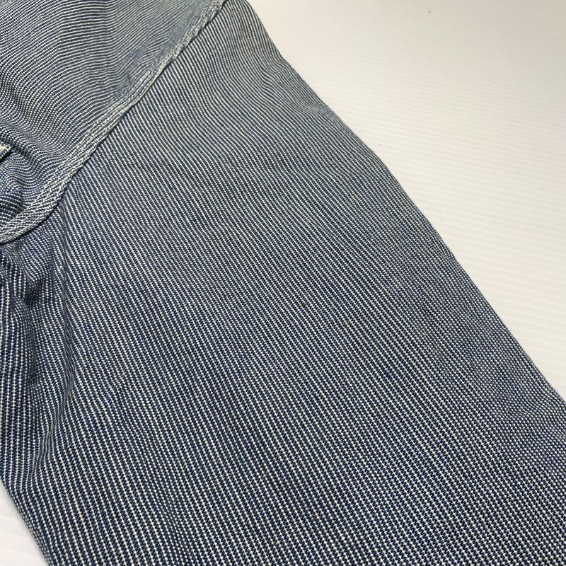 【中古品】【メンズ】 Lee リー COVER ALL 2412 カバーオール ライトアウター デニムジャケット 復刻 91-J 156-260809-ko-25-tei サイズ：36 カラー：ヒッコリー 万代Net店