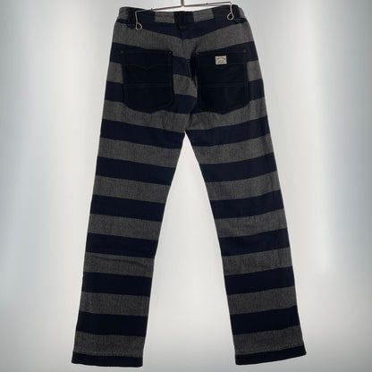 【中古品】【メンズ】 WEST RIDE CYCLE TOGS ウエスト ライド サイクル トグス PRISONER PANTS 囚人 パンツ ボトムス 156-260809-sa-02-tei サイズ：31 カラー：ボーダー 万代Net店