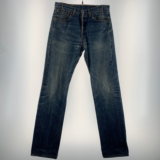 【現状渡し品】【メンズ】 Levi's リーバイス 501xx DENIM PANTS 501-0000 デニムパンツ ボトムス ジーンズ ボタンフライ 156-260809-ko-35-tei サイズ：W32L36 カラー：インディゴ 万代Net店