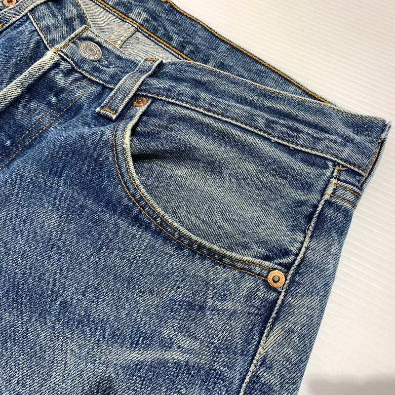 【現状渡し品】【メンズ】 Levi's リーバイス 501xx DENIM PANTS 501-0000 デニムパンツ ボトムス ジーンズ ボタンフライ 156-260809-ko-35-tei サイズ：W32L36 カラー：インディゴ 万代Net店