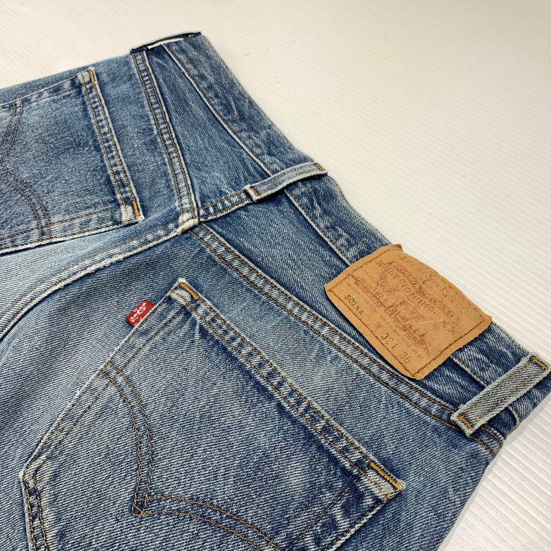 【現状渡し品】【メンズ】 Levi's リーバイス 501xx DENIM PANTS 501-0000 デニムパンツ ボトムス ジーンズ ボタンフライ 156-260809-ko-35-tei サイズ：W32L36 カラー：インディゴ 万代Net店