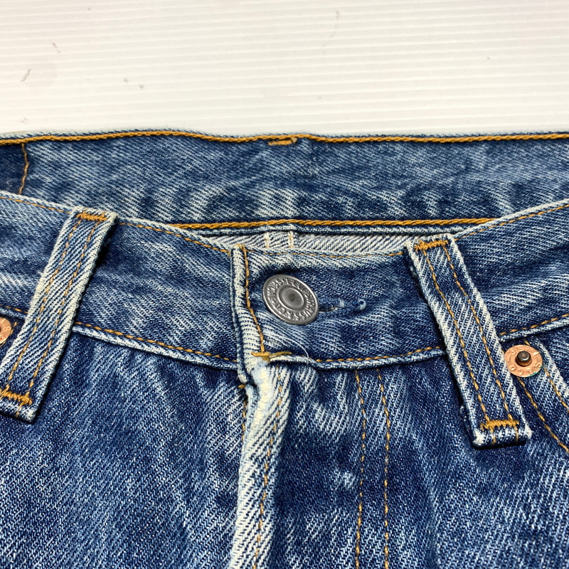 【現状渡し品】【メンズ】 Levi's リーバイス 501xx DENIM PANTS 501-0000 デニムパンツ ボトムス ジーンズ ボタンフライ 156-260809-ko-35-tei サイズ：W32L36 カラー：インディゴ 万代Net店