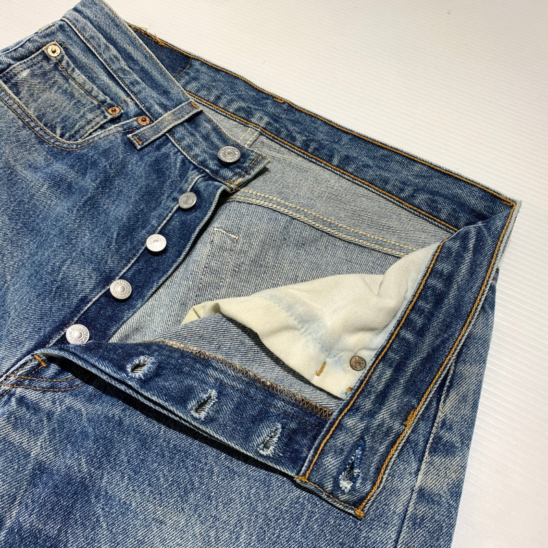 【現状渡し品】【メンズ】 Levi's リーバイス 501xx DENIM PANTS 501-0000 デニムパンツ ボトムス ジーンズ ボタンフライ 156-260809-ko-35-tei サイズ：W32L36 カラー：インディゴ 万代Net店