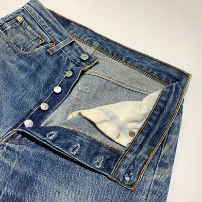 【現状渡し品】【メンズ】 Levi's リーバイス 501xx DENIM PANTS 501-0000 デニムパンツ ボトムス ジーンズ ボタンフライ 156-260809-ko-35-tei サイズ：W32L36 カラー：インディゴ 万代Net店
