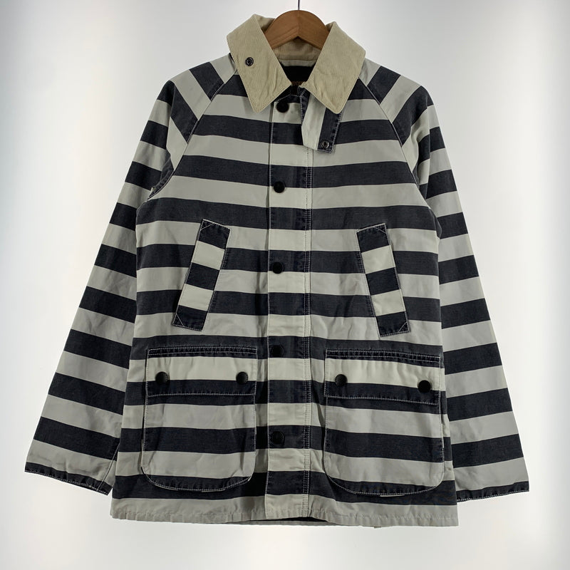【中古品】【メンズ】 Barbour バブアー SOUTH SHIELDS BEDALE JACKET 1501012 ビデイル ジャケット アウター ワークジャケット 141-260809-ko-26-tei サイズ：S カラー：ボーダー 万代Net店