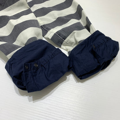 【中古品】【メンズ】 Barbour バブアー SOUTH SHIELDS BEDALE JACKET 1501012 ビデイル ジャケット アウター ワークジャケット 141-260809-ko-26-tei サイズ：S カラー：ボーダー 万代Net店