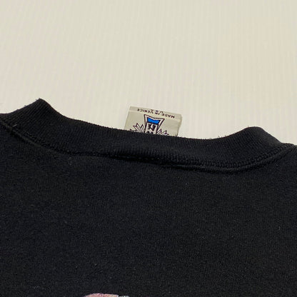 【中古品】【メンズ】 DOGTOWN ドッグタウン 90’s CROSS DICE LOGO SWEAT SHIRT 90年代 クロス ディス ロゴ スウェット シャツ 長袖 トップス トレーナー 145-260809-sa-14-tei サイズ：M カラー：ブラック 万代Net店