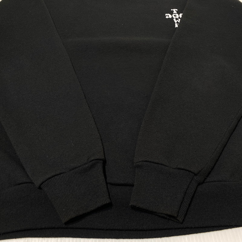 【中古品】【メンズ】 DOGTOWN ドッグタウン 90’s CROSS DICE LOGO SWEAT SHIRT 90年代 クロス ディス ロゴ スウェット シャツ 長袖 トップス トレーナー 145-260809-sa-14-tei サイズ：M カラー：ブラック 万代Net店