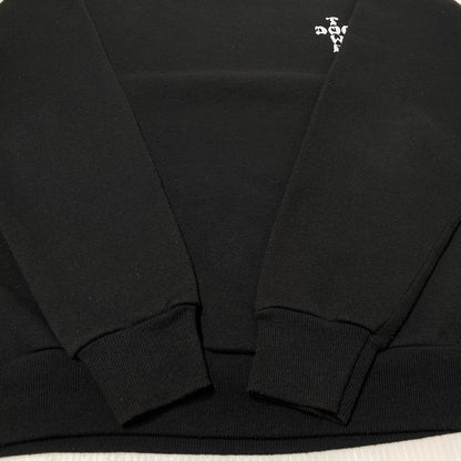 【中古品】【メンズ】 DOGTOWN ドッグタウン 90’s CROSS DICE LOGO SWEAT SHIRT 90年代 クロス ディス ロゴ スウェット シャツ 長袖 トップス トレーナー 145-260809-sa-14-tei サイズ：M カラー：ブラック 万代Net店