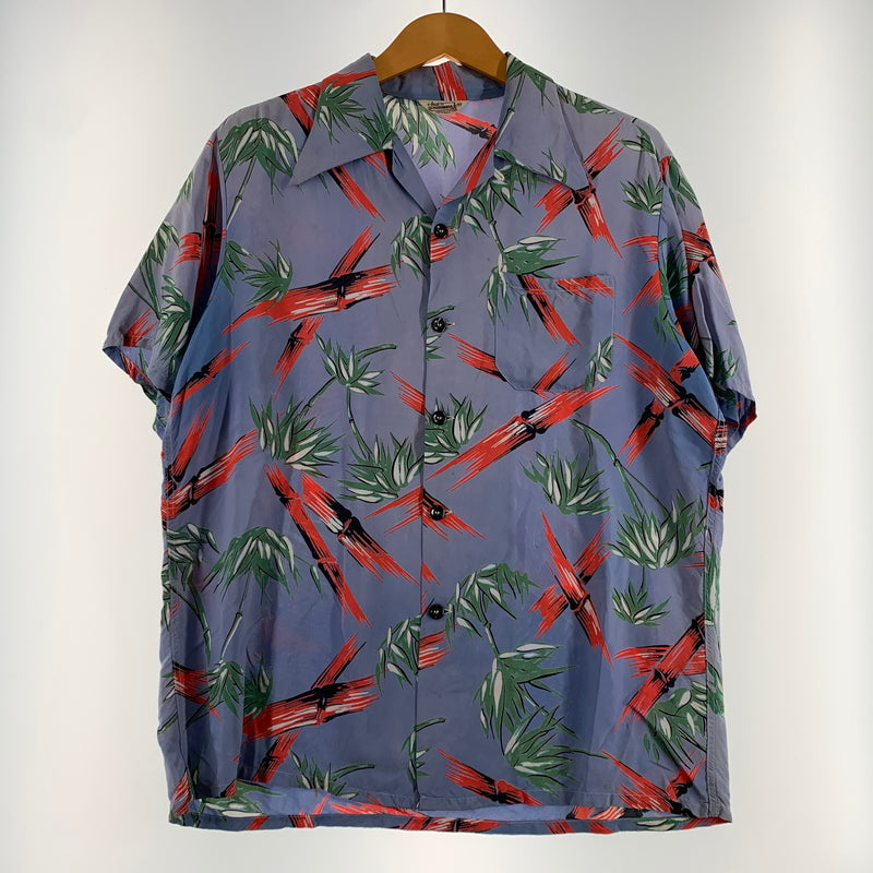 【現状渡し品】【メンズ】 UNKNOWN ALOHA SHIRT VINTAGE MADE IN CALIFORNIA アロハシャツ トップス ヴィンテージ カリフォルニア製 145-260809-ko-22-tei サイズ：M カラー：柄 万代Net店