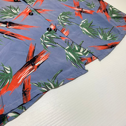 【現状渡し品】【メンズ】 UNKNOWN ALOHA SHIRT VINTAGE MADE IN CALIFORNIA アロハシャツ トップス ヴィンテージ カリフォルニア製 145-260809-ko-22-tei サイズ：M カラー：柄 万代Net店