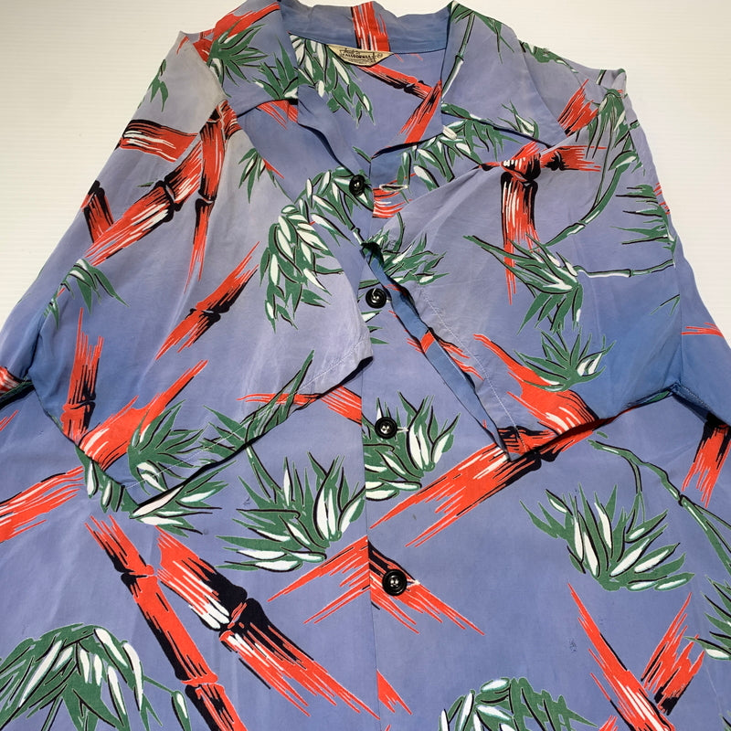 【現状渡し品】【メンズ】 UNKNOWN ALOHA SHIRT VINTAGE MADE IN CALIFORNIA アロハシャツ トップス ヴィンテージ カリフォルニア製 145-260809-ko-22-tei サイズ：M カラー：柄 万代Net店