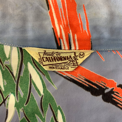 【現状渡し品】【メンズ】 UNKNOWN ALOHA SHIRT VINTAGE MADE IN CALIFORNIA アロハシャツ トップス ヴィンテージ カリフォルニア製 145-260809-ko-22-tei サイズ：M カラー：柄 万代Net店