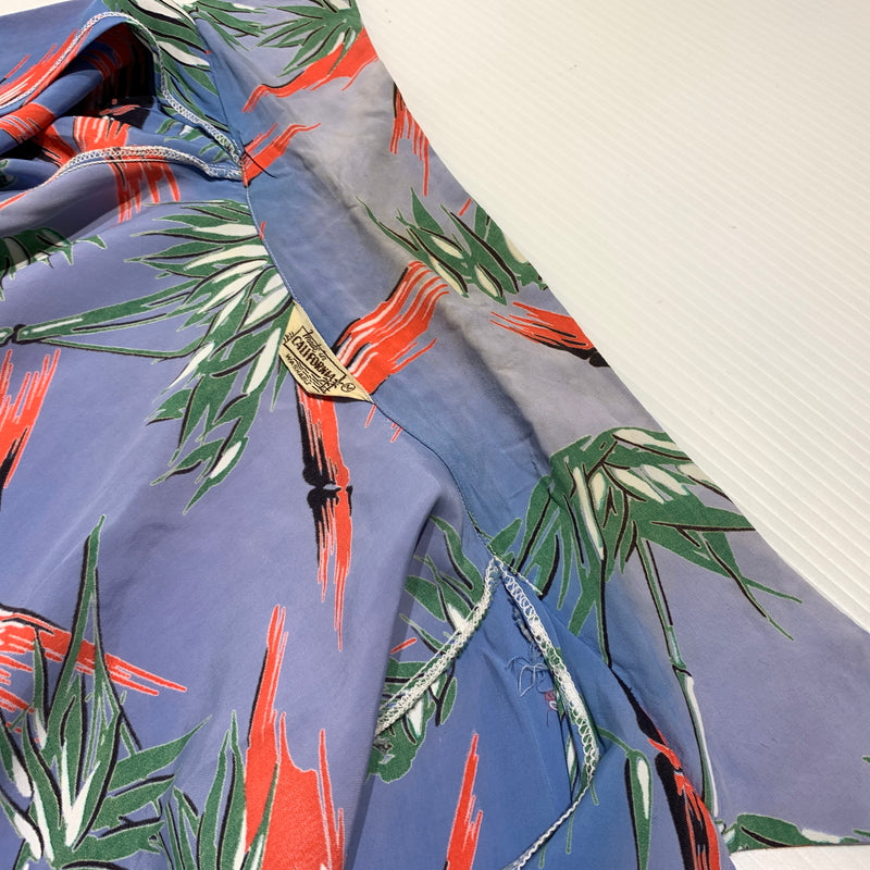 【現状渡し品】【メンズ】 UNKNOWN ALOHA SHIRT VINTAGE MADE IN CALIFORNIA アロハシャツ トップス ヴィンテージ カリフォルニア製 145-260809-ko-22-tei サイズ：M カラー：柄 万代Net店