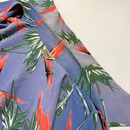 【現状渡し品】【メンズ】 UNKNOWN ALOHA SHIRT VINTAGE MADE IN CALIFORNIA アロハシャツ トップス ヴィンテージ カリフォルニア製 145-260809-ko-22-tei サイズ：M カラー：柄 万代Net店