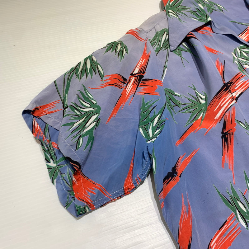 【現状渡し品】【メンズ】 UNKNOWN ALOHA SHIRT VINTAGE MADE IN CALIFORNIA アロハシャツ トップス ヴィンテージ カリフォルニア製 145-260809-ko-22-tei サイズ：M カラー：柄 万代Net店