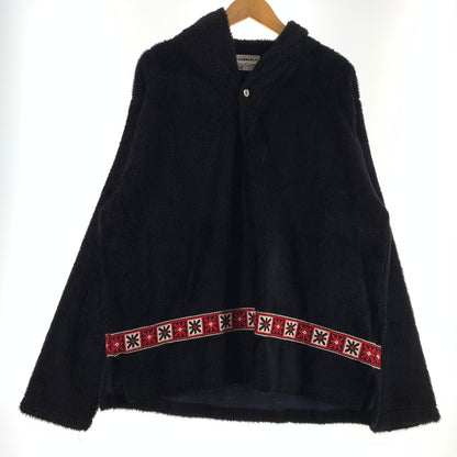 【中古品】【メンズ】 KODIAK CAMPUS コディアック キャンパス TYROLEAN TAPE PILE PULLOVER チロリアンテープ パイル プルオーバー アウター 145-260809-ko-28-tei サイズ：L カラー：ブラック 万代Net店