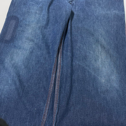 【現状渡し品】【メンズ】 BIGMAC ビッグマック 50’s VINTAGE TALON PINLOCK PAINTER DENIM 50年代 ヴィンテージ かぎ爪 ピンロック ペインター デニム ボトムス 片爪 ジーンズ 156-260809-sa-05-tei サイズ：不明 カラー：インディゴ 万代Net店