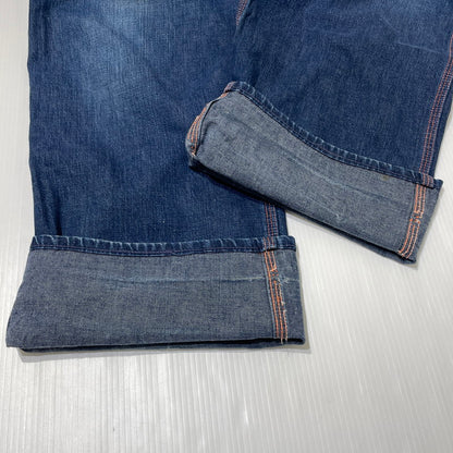【現状渡し品】【メンズ】 BIGMAC ビッグマック 50’s VINTAGE TALON PINLOCK PAINTER DENIM 50年代 ヴィンテージ かぎ爪 ピンロック ペインター デニム ボトムス 片爪 ジーンズ 156-260809-sa-05-tei サイズ：不明 カラー：インディゴ 万代Net店