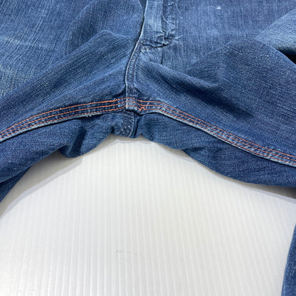 【現状渡し品】【メンズ】 BIGMAC ビッグマック 50’s VINTAGE TALON PINLOCK PAINTER DENIM 50年代 ヴィンテージ かぎ爪 ピンロック ペインター デニム ボトムス 片爪 ジーンズ 156-260809-sa-05-tei サイズ：不明 カラー：インディゴ 万代Net店