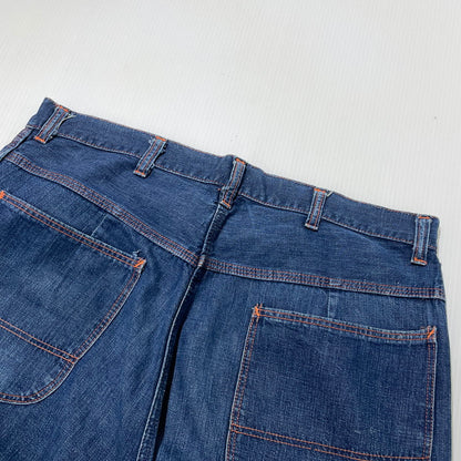 【現状渡し品】【メンズ】 BIGMAC ビッグマック 50’s VINTAGE TALON PINLOCK PAINTER DENIM 50年代 ヴィンテージ かぎ爪 ピンロック ペインター デニム ボトムス 片爪 ジーンズ 156-260809-sa-05-tei サイズ：不明 カラー：インディゴ 万代Net店