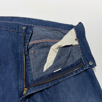 【現状渡し品】【メンズ】 BIGMAC ビッグマック 50’s VINTAGE TALON PINLOCK PAINTER DENIM 50年代 ヴィンテージ かぎ爪 ピンロック ペインター デニム ボトムス 片爪 ジーンズ 156-260809-sa-05-tei サイズ：不明 カラー：インディゴ 万代Net店