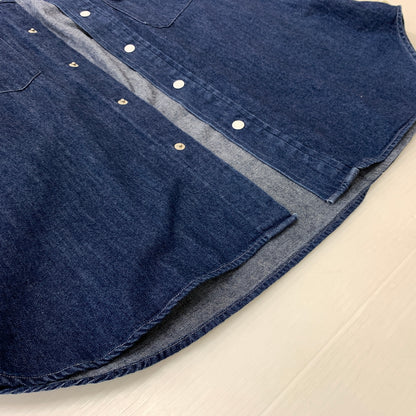 【中古品】【メンズ】 Unlikely アンクライリー 24SS DRESS COWBOY SHIRTS U24S-11-0004 アンライクリー ドレス カーボウイ シャツ 長袖 トップス 140-260808-ko-08-tei サイズ：M カラー：インディゴ 万代Net店