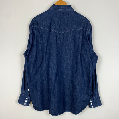 【中古品】【メンズ】 Unlikely アンクライリー 24SS DRESS COWBOY SHIRTS U24S-11-0004 アンライクリー ドレス カーボウイ シャツ 長袖 トップス 140-260808-ko-08-tei サイズ：M カラー：インディゴ 万代Net店