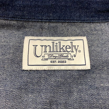 【中古品】【メンズ】 Unlikely アンクライリー 24SS DRESS COWBOY SHIRTS U24S-11-0004 アンライクリー ドレス カーボウイ シャツ 長袖 トップス 140-260808-ko-08-tei サイズ：M カラー：インディゴ 万代Net店