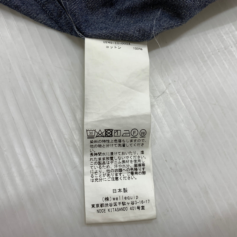 【中古品】【メンズ】 Unlikely アンクライリー 24SS DRESS COWBOY SHIRTS U24S-11-0004 アンライクリー ドレス カーボウイ シャツ 長袖 トップス 140-260808-ko-08-tei サイズ：M カラー：インディゴ 万代Net店