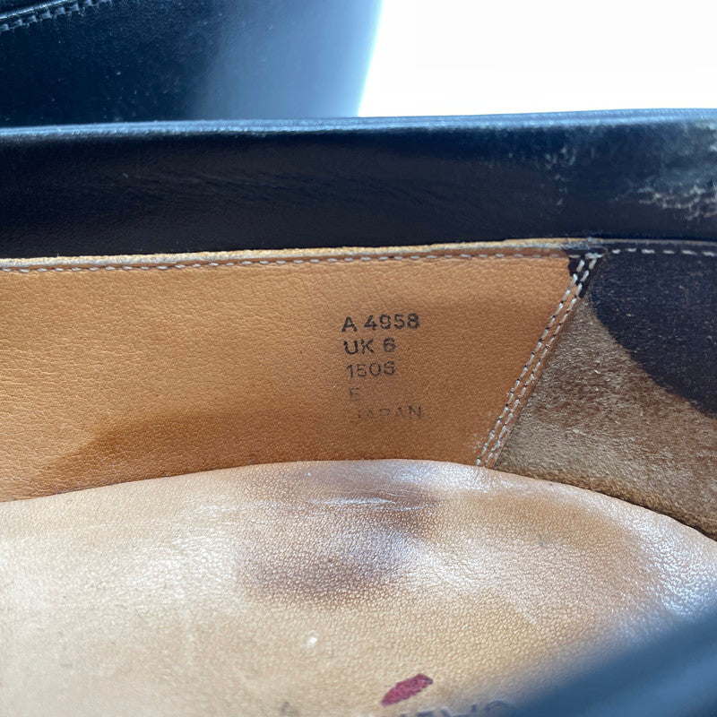 【中古品】【メンズ】 CALMANTHOLOGY カルマンソロジー OPERA LOAFER A4958 オペラ ローファー 靴 164-260811-yo-13-tei サイズ：UK6 カラー：BLACK 万代Net店