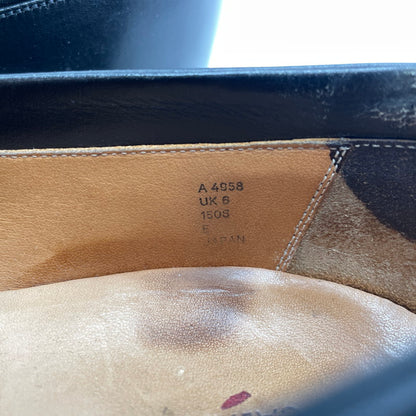 【中古品】【メンズ】 CALMANTHOLOGY カルマンソロジー OPERA LOAFER A4958 オペラ ローファー 靴 164-260811-yo-13-tei サイズ：UK6 カラー：BLACK 万代Net店