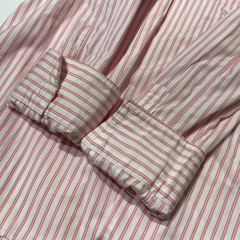 【中古品】【メンズ】 COMME des GARCONS コム デ ギャルソン SHIRT WE ARE ONE STRIPE L/S SHIRT シャツ ウィー アー ワン ストライプ ロングスリーブ シャツ 長袖 トップス 140-260808-sa-16-tei サイズ：L カラー：ピンク 万代Net店