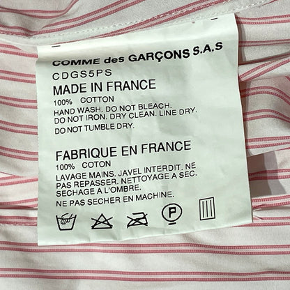 【中古品】【メンズ】 COMME des GARCONS コム デ ギャルソン SHIRT WE ARE ONE STRIPE L/S SHIRT シャツ ウィー アー ワン ストライプ ロングスリーブ シャツ 長袖 トップス 140-260808-sa-16-tei サイズ：L カラー：ピンク 万代Net店